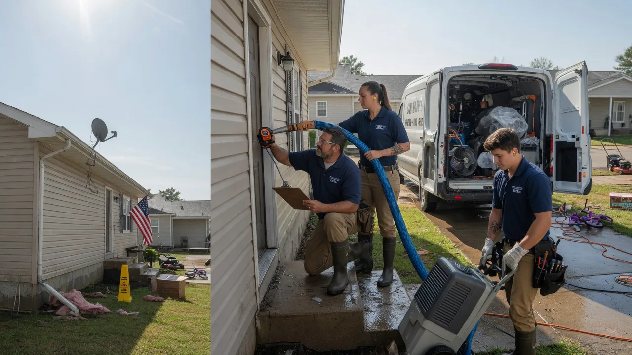 Ceiling Water Damage Restoration in Robbins, TN near me